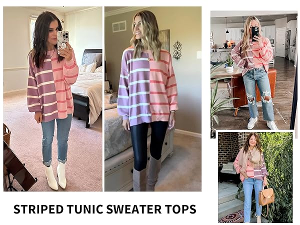 Oversized Tunic Sweaters for Women