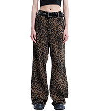 Leopard Print Jeans