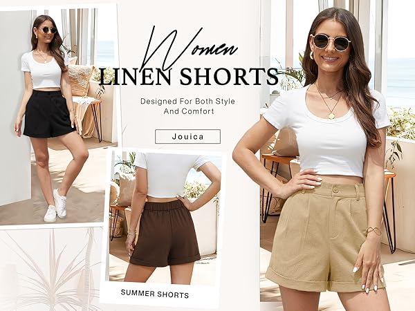 linen shorts