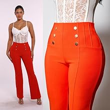 Sailor Waist Pants,Office Trouser,Tummy Control Pants,Butt Sculpting,Sexy Pants,Flare Pants,Office