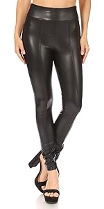 Faux leather skinny pants,sculpting skinny pants,tummy control,PU leather pants,faux leather legging