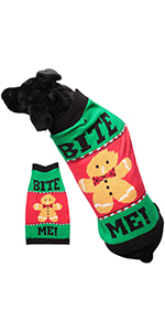 dog sweater dog clothes ugly sweater dog and owner outfit christmas xmas gingerbread 