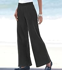 Wide-Leg Soft Knit Pant