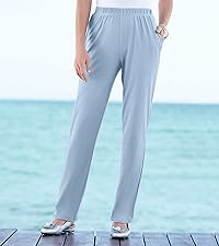 Straight-Leg Soft Knit Pant