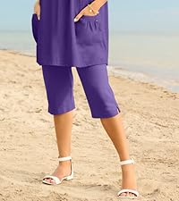 Petite Soft Knit Capri Pant