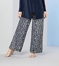 Fabric Wide-Leg Pant