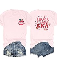 Teacher Shirt Women Cute Graphic T Shirts Kindergarten Teachers Tee Letter Print Gifts Tops Blouse