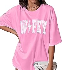 Bride Shirts Bachelorette Party Outfits Oversized Wifey Era Shirts Engagement Gift Tops Bridal Tees