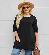 plus size tunic tops