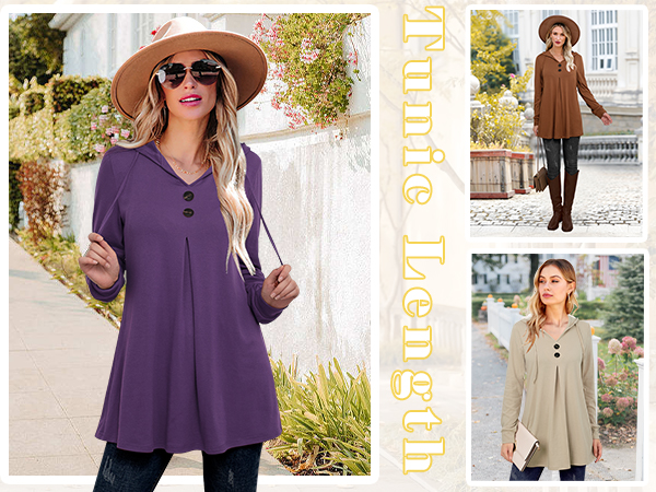 womens hoodie tunic