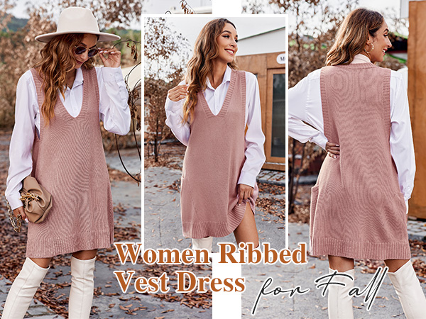 V neck Sweater vest women