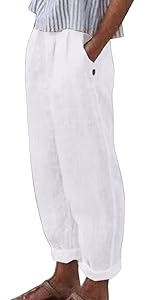 Cotton Linen Pants for Women