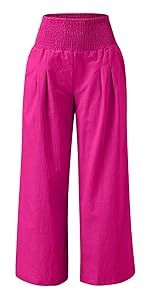 Cotton Linen Pants for Women