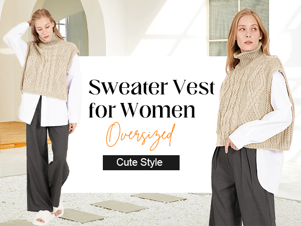 sweater vest for women