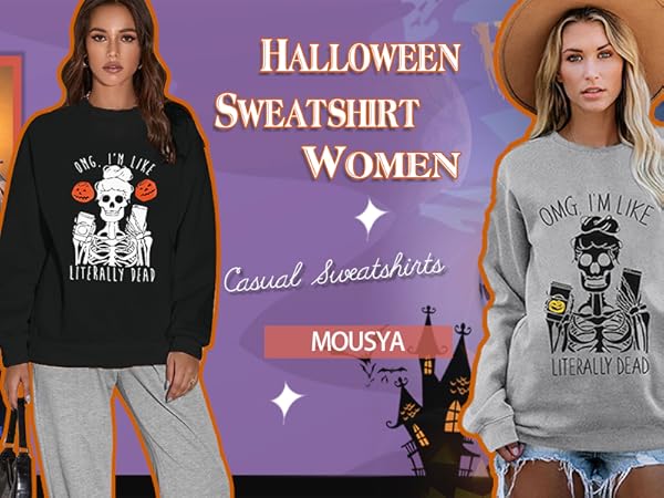 Women Skull Sweatshirt