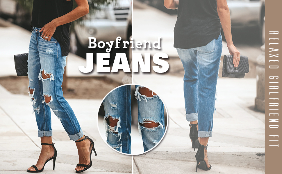 boyfriend jeans for women straight leg jeans for women