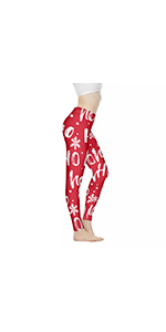 women christmas yoga leggings