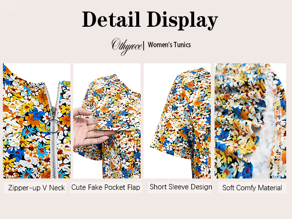 Othyroce Plus Size Tunic tops 