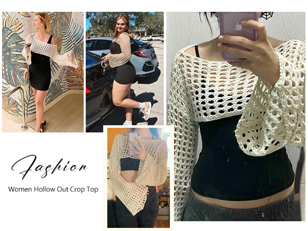 Hollow out crop top