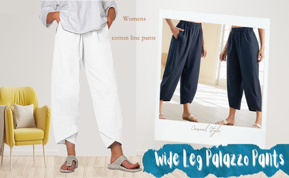 Comfy Baggy Trousers with Pockets