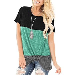 color block women shirts