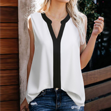 black blouses sleeveless dressy  top