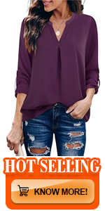 women blouses and tops for work v neck chiffon office business casual tops outfits for women