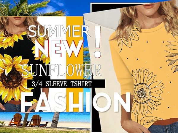 sunflower t shirts for women