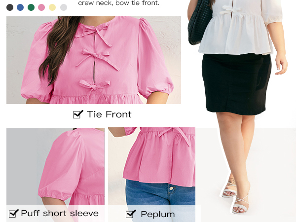 Casual Peplum Blouses