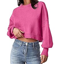 Crewneck Cropped Sweater