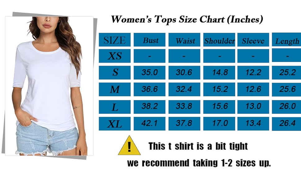 womens half sleeve tee