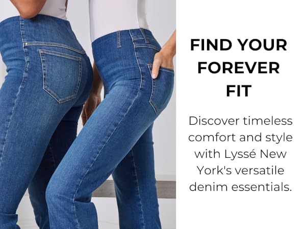 Leave the troublesome denim-dating behind and find your forever fit amongst our lysse jeans