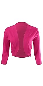 womens open front bolero shrug jackets