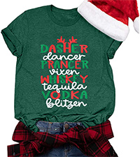 Dasher Dancer Prancer Shirt