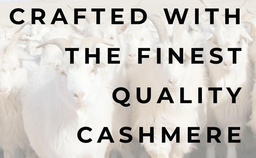 crafted with the finest quality cashmere