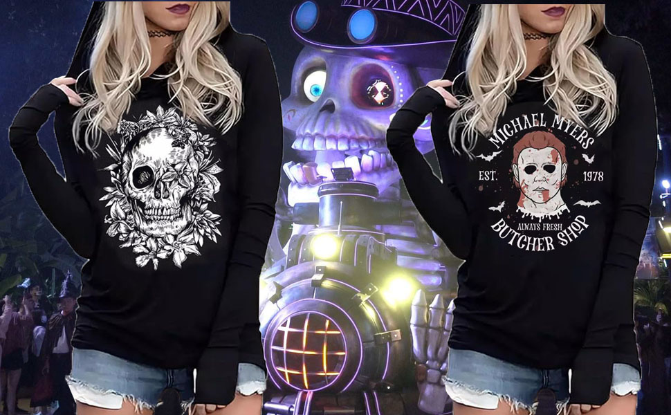 halloween sweaters for women skull sweater