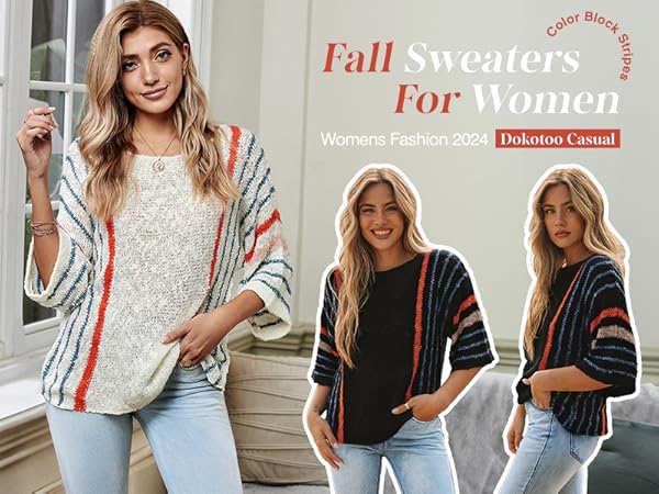 Dokotoo Womens Sweaters 2024 Fall