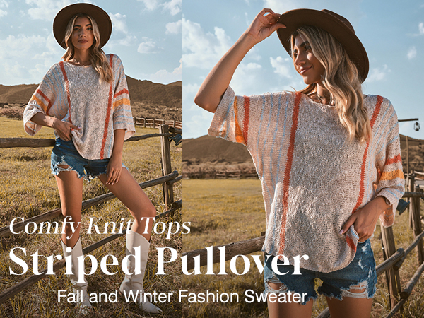 Dokotoo womens pullover tops fall winter