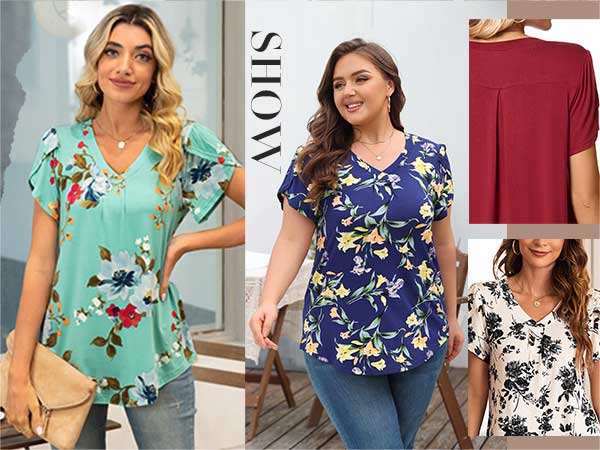 plus size blouses for women