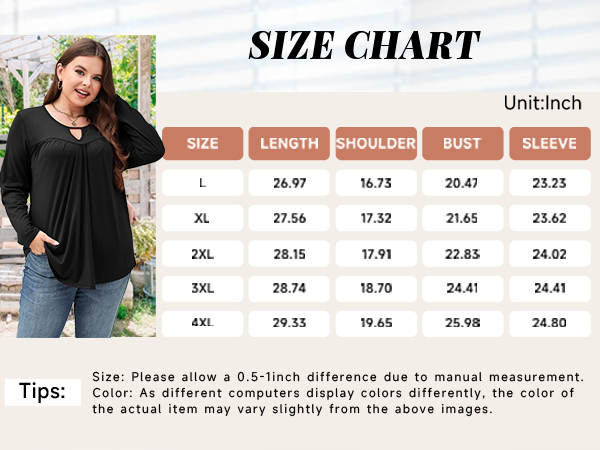 plus size tunic tops for women