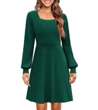 Green Sweater Dress