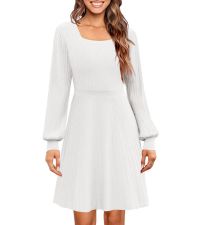 White Sweater Dress