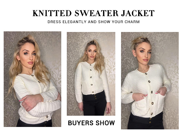 Casual Knitted Sweater Jacket