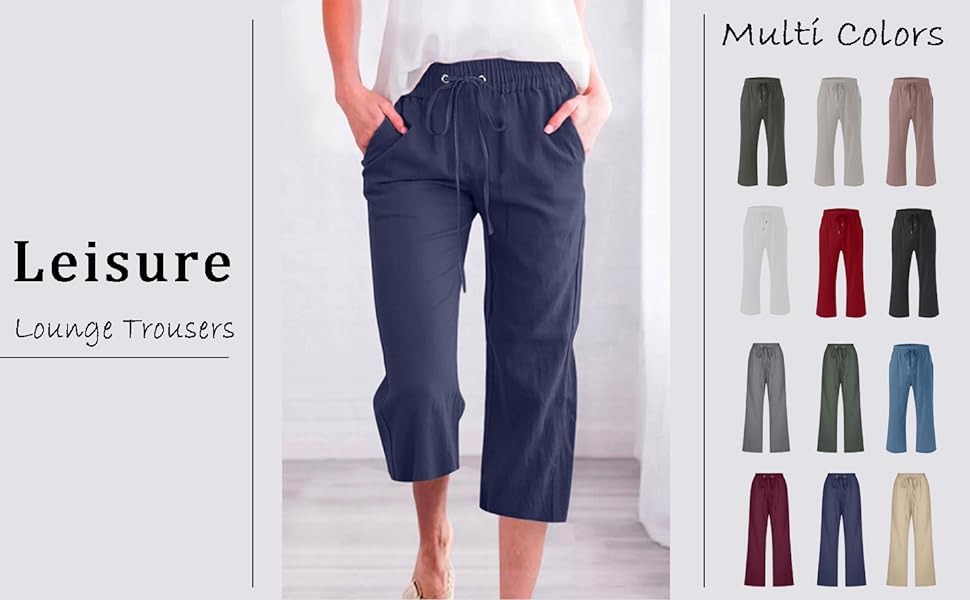 Capri pants for women