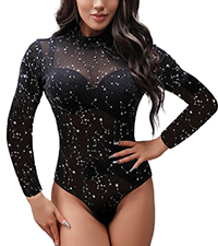 glitter sparkly bodysuit