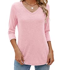 3 4 sleeve tops for women