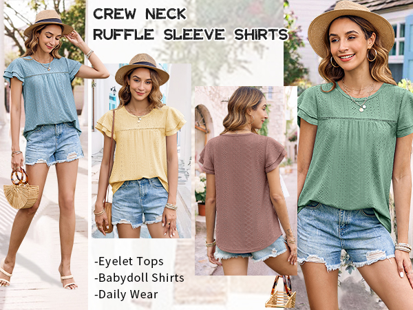 eyelet tops for women