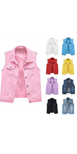 Jean Vest Top for Women