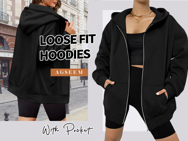 loose fit hoodie