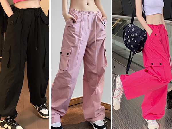 womens parachute pants